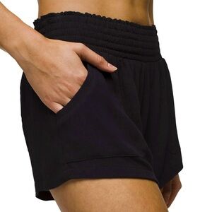 Prana Swim Cover Shorts Fernie Women's Black Relaxed Fit Shorts Size XS